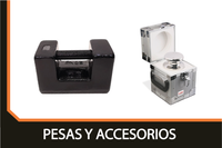 Pesas y accesorios de pesaje para laboratorios e industria