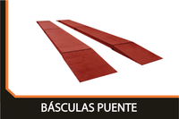 Báscula puente de gran capacidad para pesaje de vehículos y cargas voluminosas